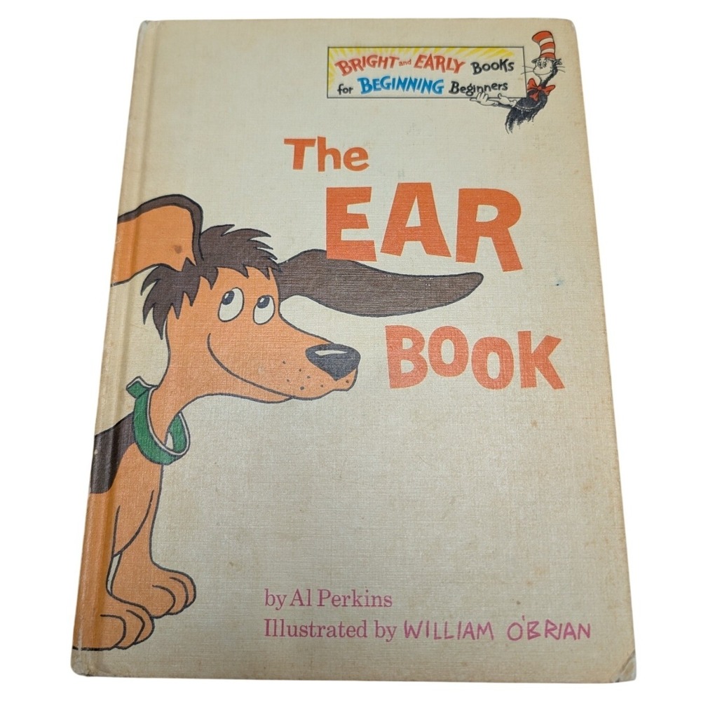 The Ear Book Al Perkins Bright & Early Books Vintage Hardcover Childrens Reader
